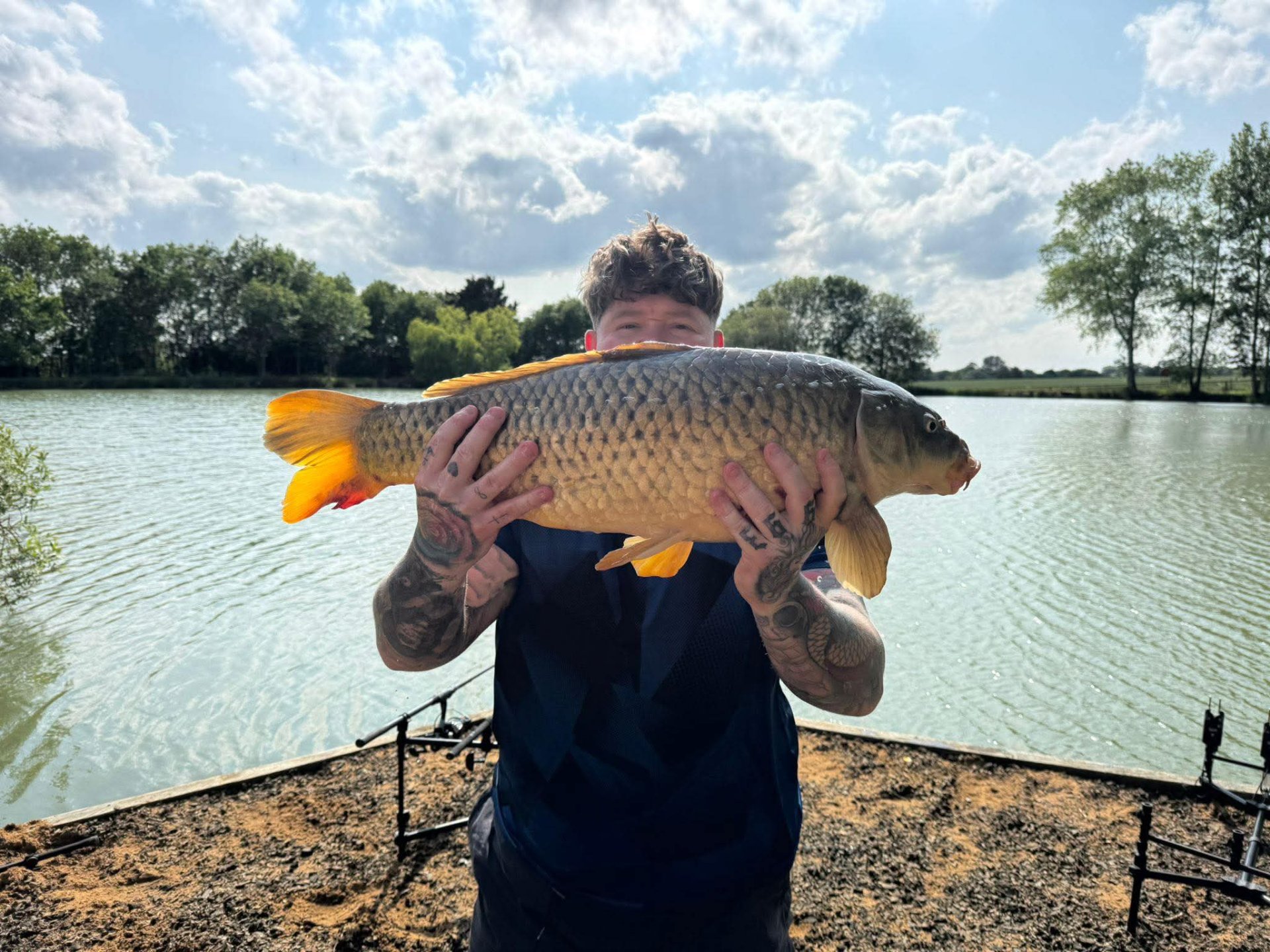 Possibly the first catch of this Carp!