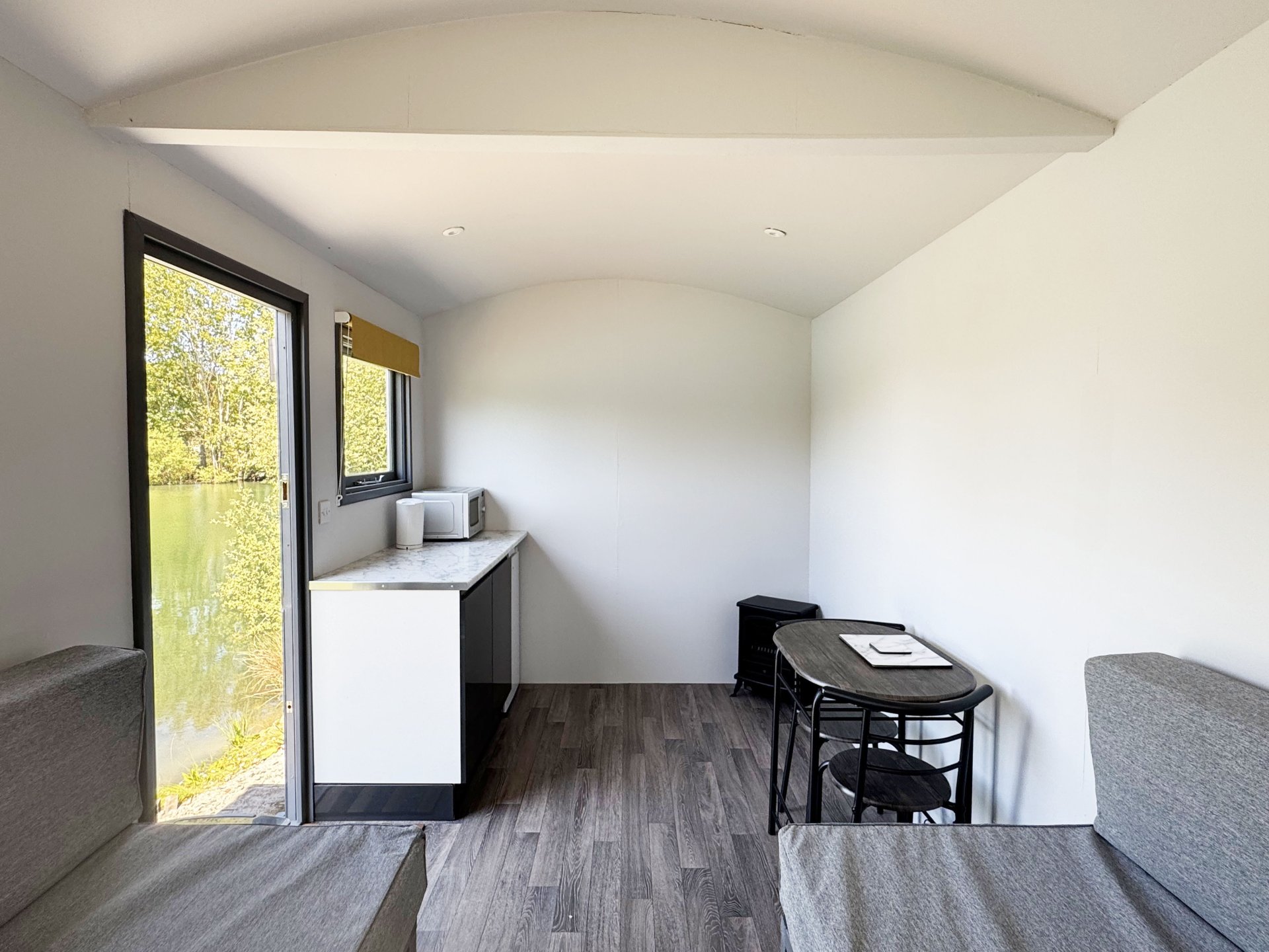 Interior view of our shepherd huts