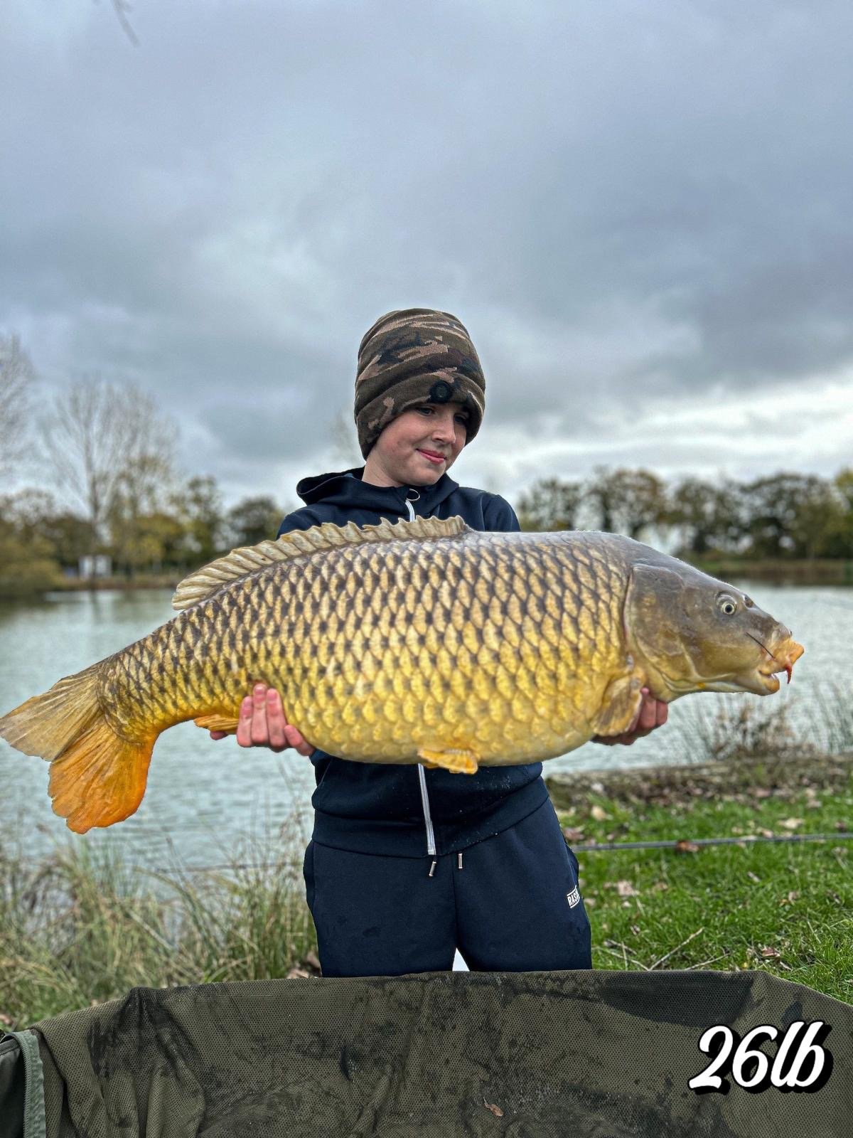 26lb Carp at Lake Lodge Fisheries
